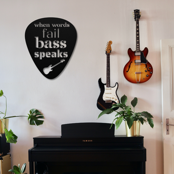 When Words Fail Bass Speaks