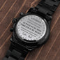 Watch with engraving
