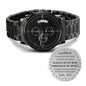 Watch with engraving