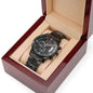 Watch with engraving