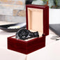 Watch with engraving