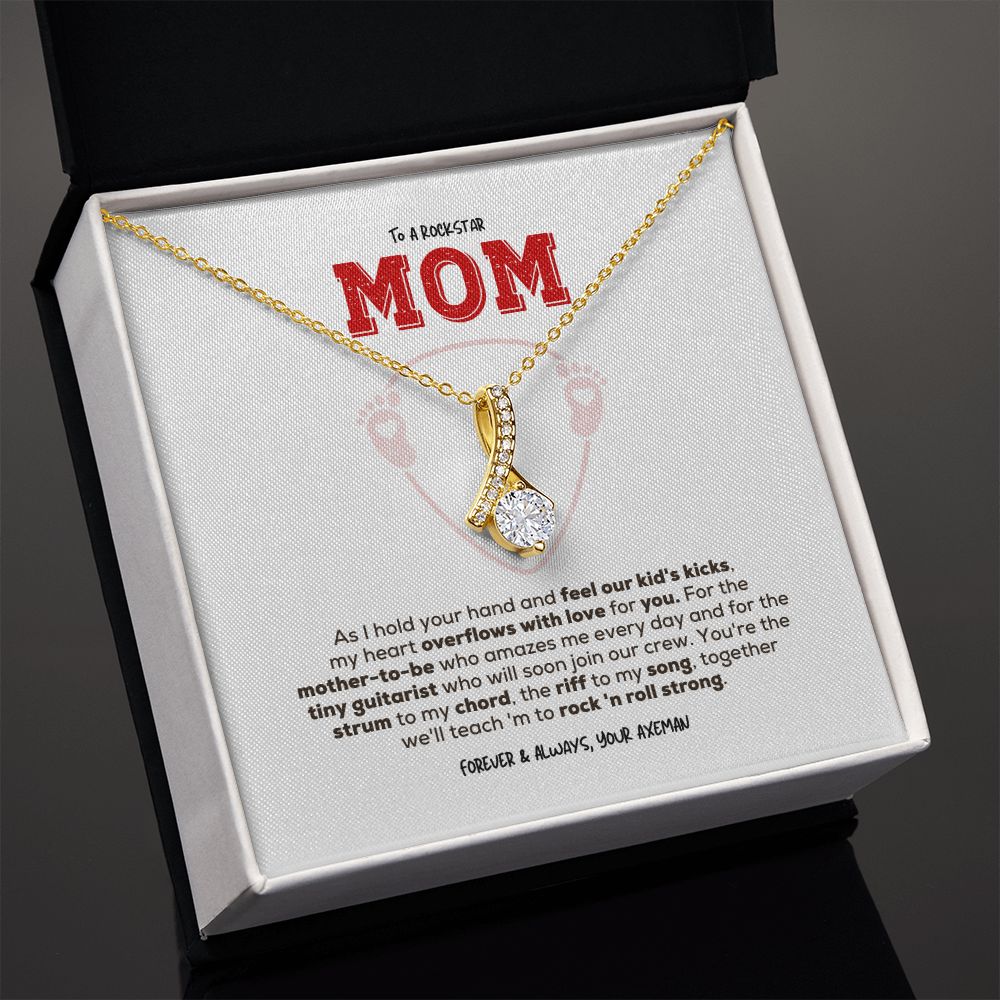 Rockstar Mom-to-be | Alluring Beauty Necklace | Gift from Guitarist Dad
