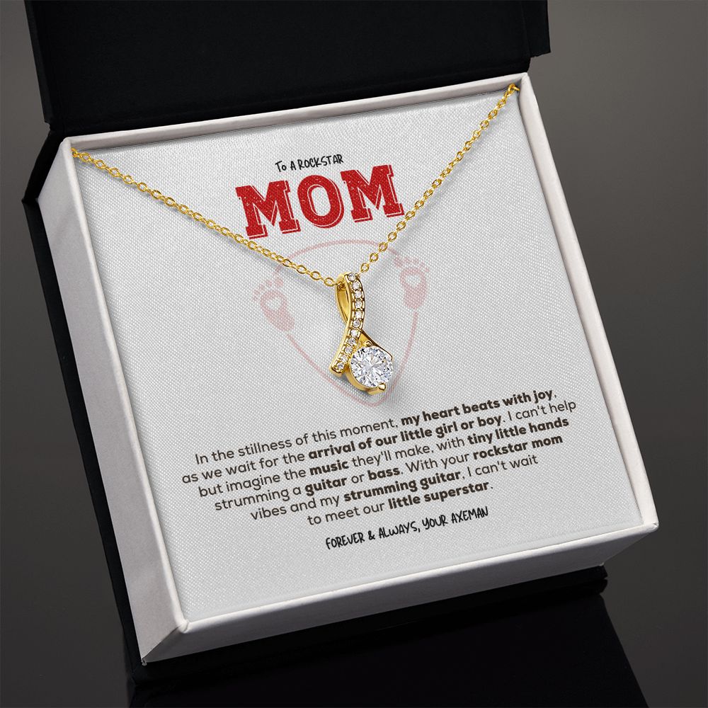 Rockstar Mom-to-be | Alluring Beauty Necklace | Gift from Guitarist Dad