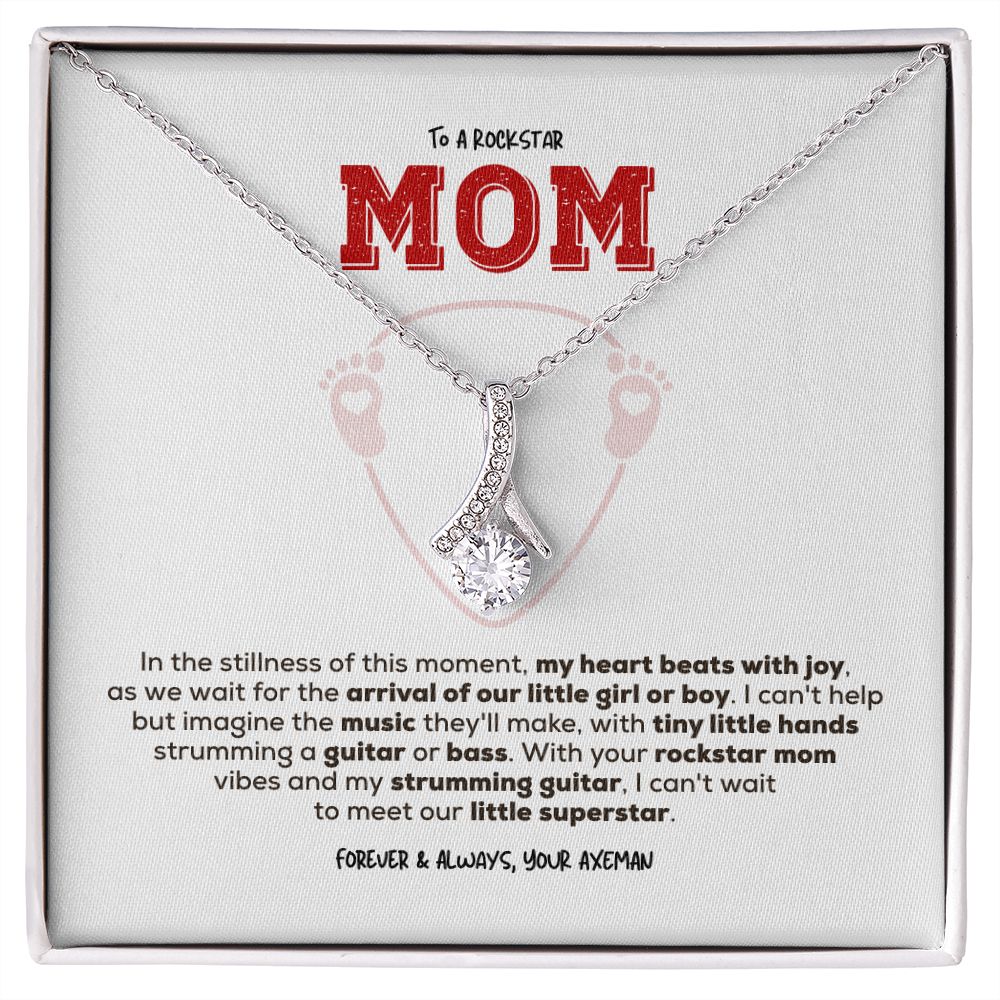 Rockstar Mom-to-be | Alluring Beauty Necklace | Gift from Guitarist Dad
