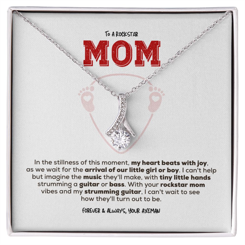 Rockstar Mom-to-be | Alluring Beauty Necklace | Gift from Guitarist Dad