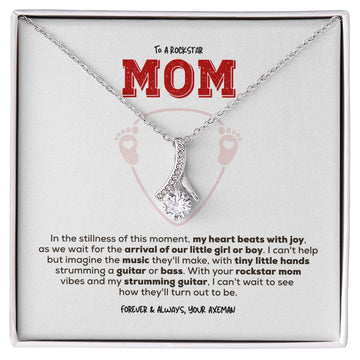 Rockstar Mom-to-be | Alluring Beauty Necklace | Gift from Guitarist Dad