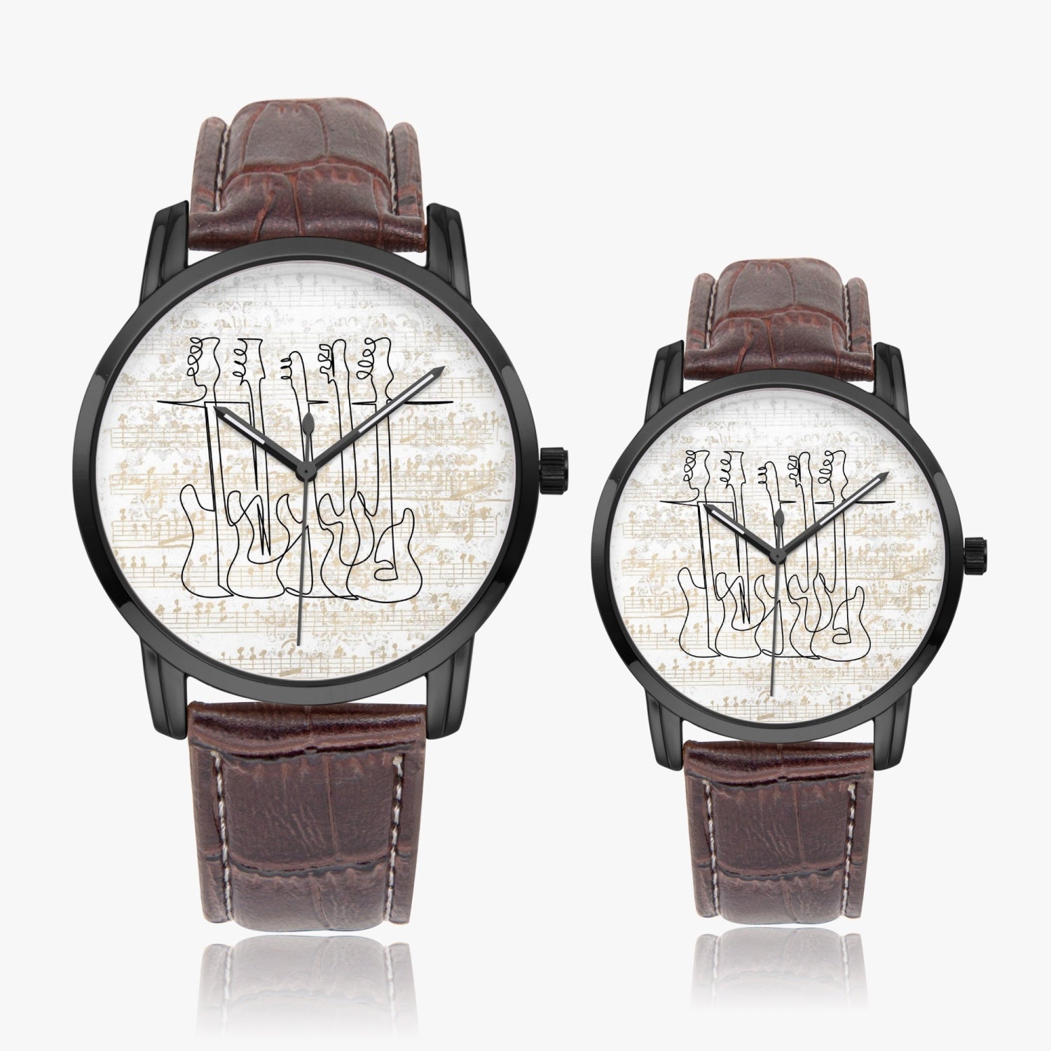 Bass Guitars | Wide Type Quartz Watch | Gift for Musician - Givtz Back