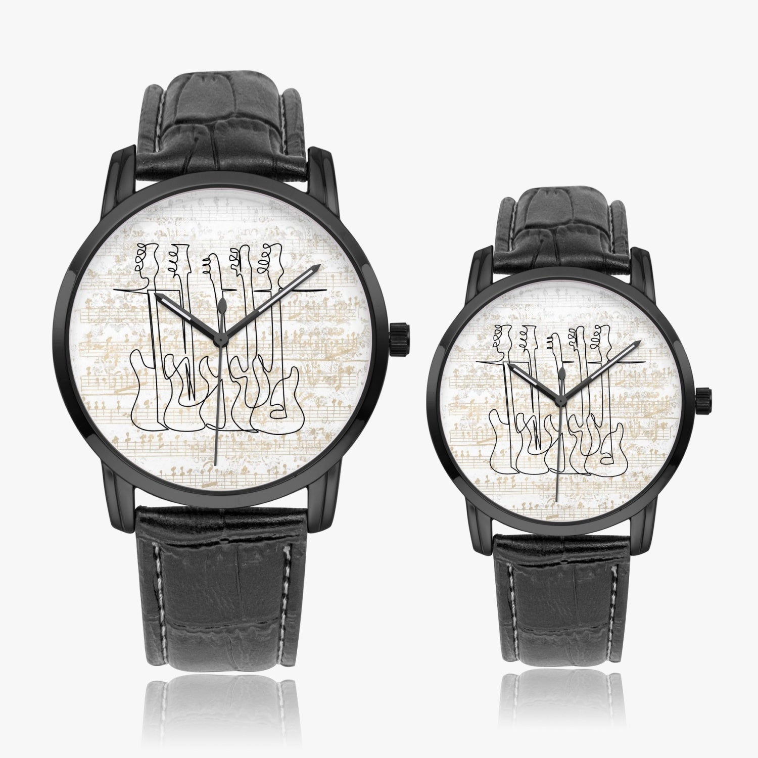 Bass Guitars | Wide Type Quartz Watch | Gift for Musician - Givtz Back