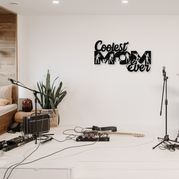 Coolest Mom Ever Singer | Metal Wall Art