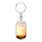 Worship YHWH | Cross | Dog Tag Keychain - Givtz Back