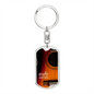 Worship Changes Everything | Acoustic Guitar Sunburst | Dog Tag Keychain - Givtz Back
