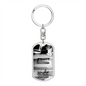 Worship Changes Everything | Electric Guitar Flame | Dog Tag Keychain - Givtz Back
