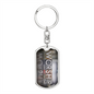 Worship | Blocks | Dog Tag Keychain - Givtz Back