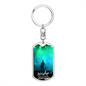 Worship Changes Everything | Electric Guitarist | Dog Tag Keychain - Givtz Back