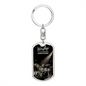 Worship Changes Everything | Drummer | Dog Tag Keychain - Givtz Back