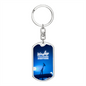 Worship Changes Everything | Piano and Mic | Dog Tag Keychain - Givtz Back