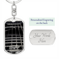 Worship Changes Everything | Guitar Neck | Dog Tag Keychain - Givtz Back
