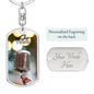 Worship YHWH | Microphone | Dog Tag Keychain - Givtz Back