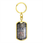 Worship | Blocks | Dog Tag Keychain - Givtz Back