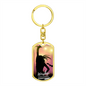 Worship Changes Everything | Female Singer Hand Raised | Dog Tag Keychain - Givtz Back