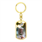 Worship YHWH | Microphone | Dog Tag Keychain - Givtz Back