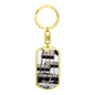 Worship Changes Everything | Bass Pickups | Dog Tag Keychain - Givtz Back