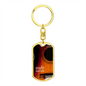 Worship Changes Everything | Acoustic Guitar Sunburst | Dog Tag Keychain - Givtz Back