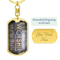 Worship | Blocks | Dog Tag Keychain - Givtz Back