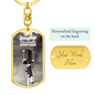 Worship Changes Everything | Microphone Grey | Dog Tag Keychain - Givtz Back