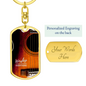 Worship Changes Everything | Acoustic Guitar Sunburst | Dog Tag Keychain - Givtz Back