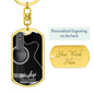 Worship Changes Everything | Acoustic Guitar | Dog Tag Keychain - Givtz Back