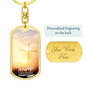 Worship Changes Everything | Cross | Dog Tag Keychain - Givtz Back