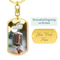 Worship Changes Everything | Microphone | Dog Tag Keychain - Givtz Back