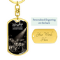 Worship Changes Everything | Drummer | Dog Tag Keychain - Givtz Back