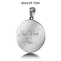 Grand Piano Music Notes | Circle Pendant Necklace | Gift for Pianist - Givtz Back