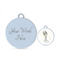 Microphone Vintage Gold Stars | Circle Bangle | Gift for Singer - Givtz Back
