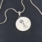 Vintage Microphone Sheet Music | Circle Pendant Necklace | Gift for Singer - Givtz Back