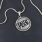 Faith Can Move Mountains | Faith Over Fear | Necklace Circle Pendant