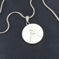 Music Notes | Circle Pendant Necklace | Gift for Musician - Givtz Back