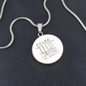 Bass Guitars Music Notes | Circle Pendant Necklace | Gift for Bass Guitarist - Givtz Back