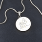 Grand Piano Music Notes | Circle Pendant Necklace | Gift for Pianist - Givtz Back