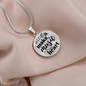 Sing & Make Music From The Heart | Necklace Circle Pendant Snake Chain - Givtz Back