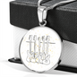 Bass Guitars Music Notes | Circle Pendant Necklace | Gift for Bass Guitarist - Givtz Back