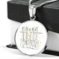 Bass Guitars Gold Stars | Circle Pendant Necklace | Gift for Bass Guitarist - Givtz Back