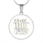 Bass Guitars Gold Stars | Circle Pendant Necklace | Gift for Bass Guitarist - Givtz Back