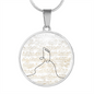 Music Notes Sheet Music | Circle Pendant Necklace | Gift for Musician - Givtz Back