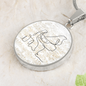 Grand Piano Sheet Music | Circle Pendant Necklace | Gift for Pianist - Givtz Back
