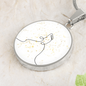 Music Notes | Circle Pendant Necklace | Gift for Musician - Givtz Back