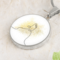 Music Notes Gold Splatter | Circle Pendant Necklace | Gift for Musician - Givtz Back