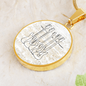 Bass Guitars Sheet Music | Circle Pendant Necklace | Gift for Bass Guitarist - Givtz Back